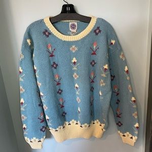 Vintage NWT Saks Fifth Avenue cotton sweater sz L